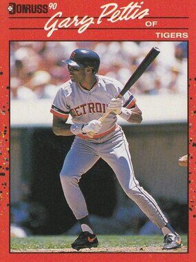 Gary Pettis - Donruss 90 Baseball Card